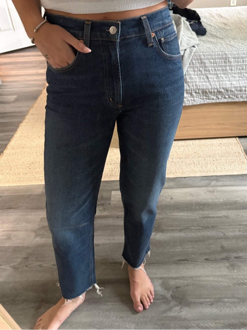 Citizen of Humanity Classic High-Rise Dark Blue Women’s Jeans